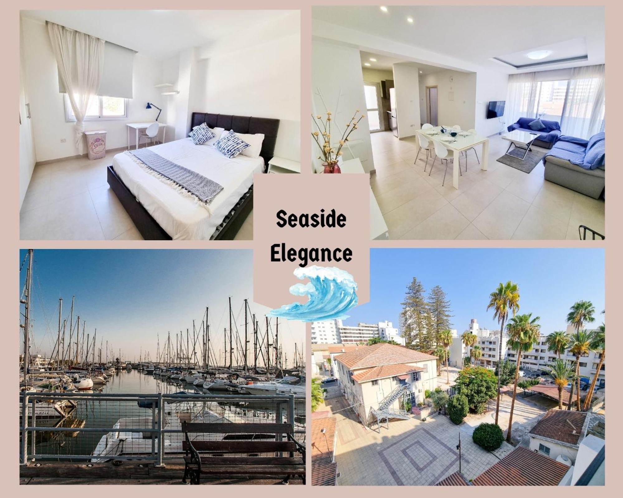 Ferienwohnung Seaside Elegance Retreat Larnaka Exterior foto